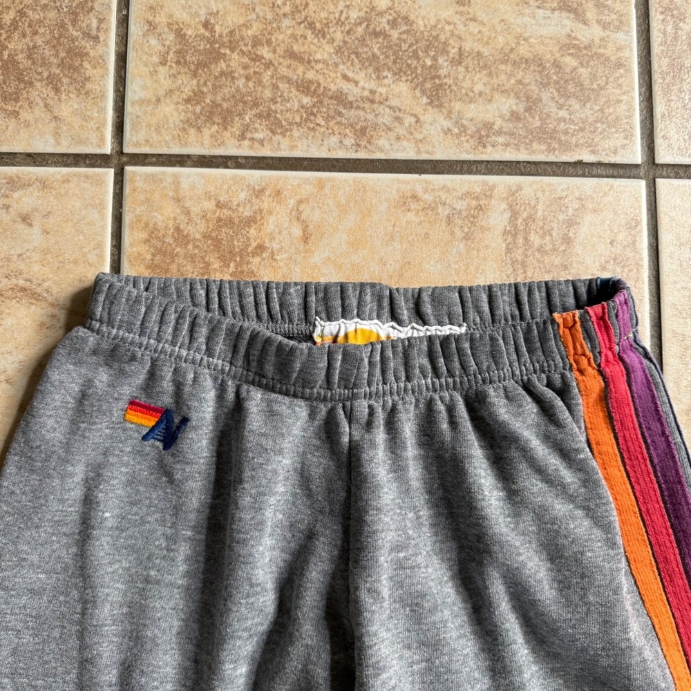 Aviator Nation Heather Gray 5 Stripe Sweatpant Size XS - Picture 4 of 6